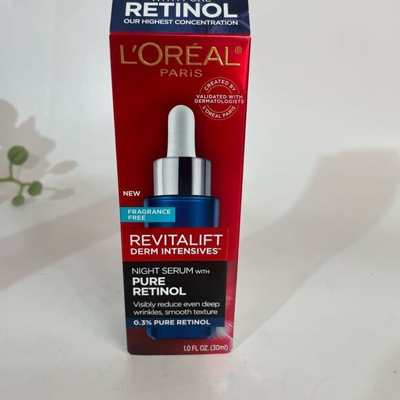 L'Oreal Revitalift Night Serum with Pure Retinol - Red - Picture 1 of 5